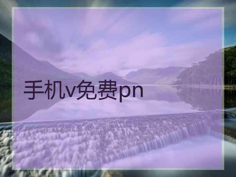 手机v免费pn